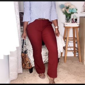 EXPRESS 💕 Burgundy Petite Dress Pants Size (10)